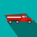 Fire truck flat icon