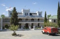 Fire truck and hotel in Matjiesfontein South Africa