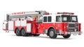 Fire truck isolated