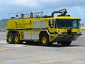 Fire truck in Princess Juliana Airport, St. Maarten