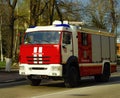 fire truck, tanker truck