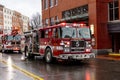 Fire Trucks Ready to Work in Portland Maine