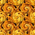 Fire twirls abstract. Seamless pattern Royalty Free Stock Photo