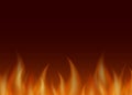 Fire vector background. Royalty Free Stock Photo