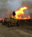 Fire watch watertank Royalty Free Stock Photo