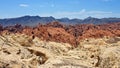 Fire Wave overlook, Valley of Fire State Park Royalty Free Stock Photo