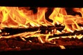 Fire: A wonderful and dangerous dancer that engulf everything with its art Royalty Free Stock Photo