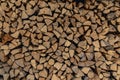 Fire wood felling trees textured background rural object no ecological fuel