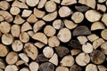 Fire wood pile Royalty Free Stock Photo
