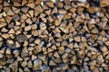 Fire wood pile