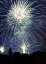 Fire works celebration Royalty Free Stock Photo