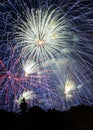 Fire works celebration Royalty Free Stock Photo