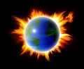 Fire world Royalty Free Stock Photo