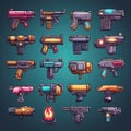 firearm pistol weapon game ai generated