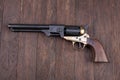 Firearms of the Old West - Percussion Army Revolver Royalty Free Stock Photo