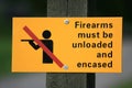 Firearms Sign