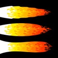Fireball flames