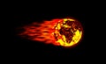 Fireball meteor world