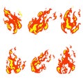 Fireball vector concept for hot design