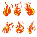 Fireball vector concept for hot design