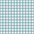 Firebrick Gingham light blue and white pattern. Texture from squares for - plaid, tablecloths, clothes, shirts, dresses, Royalty Free Stock Photo