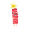 Firecracker vector illustration graphic icon Royalty Free Stock Photo