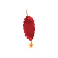 Firecrackers icon, cartoon style