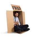 Fired businessman