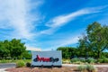 FireEye sign and logo is displayed near cybersecurity company campus Royalty Free Stock Photo