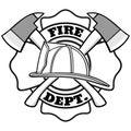 Firefighter Badge Illustration