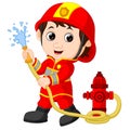 Firefighter cartoon