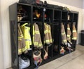 Firefighter coats ready for action Royalty Free Stock Photo