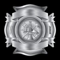 Firefighter Cross Silver