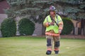 Firefighter Dressed in Full Gear