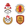 Firefighter emblems and badges