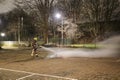 Firefighter extinguishes small fire on New Year\'s Eve in Nieuwerkerk aan den IJssel