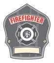 Firefighter Helmet Badge