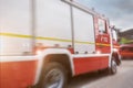 Firefighter truck speed composing