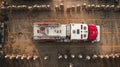 Firefighters Assemble Around Fire Truck During Training Exercise Royalty Free Stock Photo
