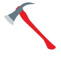 Firefighters Axe with red handle