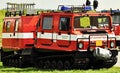 Firefighters fire-fighting vehicles