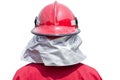 Firefighters in fire protection suit Royalty Free Stock Photo