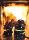Firefighters Royalty Free Stock Photo
