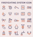 Firefighting system icon