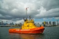 Firefighting tug boat