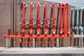 Firefighting Water Pipeline of Fire Protection Systems, Water Plumbing Sprinkler Pipe for Security Fire Prevention. Water Hose