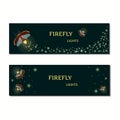 Firefly bug banner set