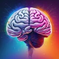 Firefly displays a colorful and realistic brain illustration emphasizing neural connections