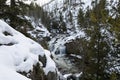 Firehole Falls, Winter, Yellowstone NP