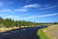 Firehole River of Yellowstone Royalty Free Stock Photo